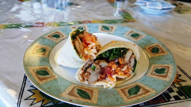 Roast Chicken Wrap